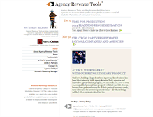 Tablet Screenshot of agencyrevenuetools.com
